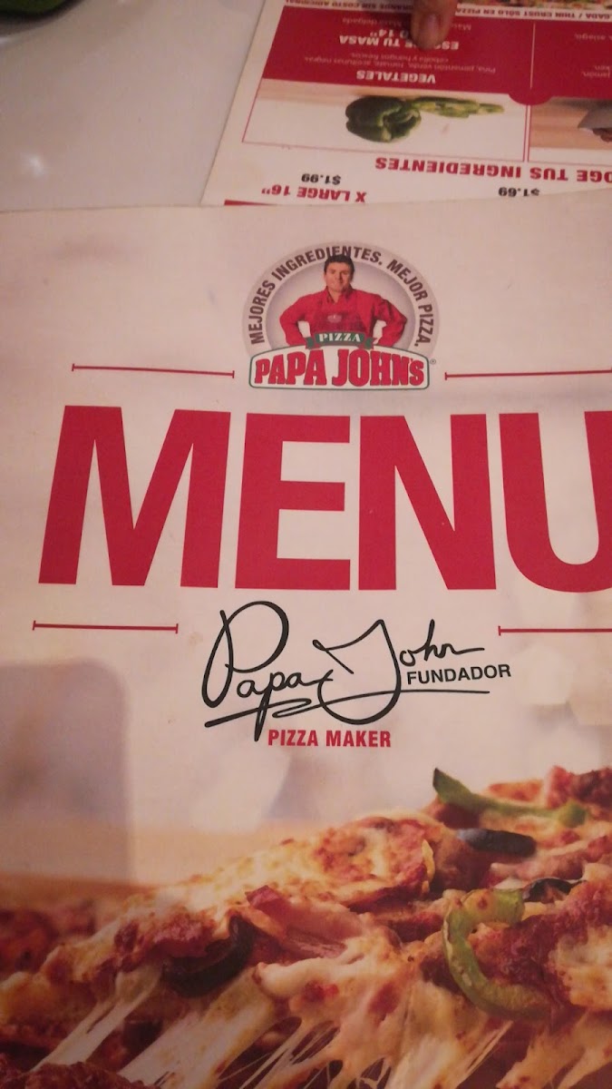 Menu Papa John's Pizza-4